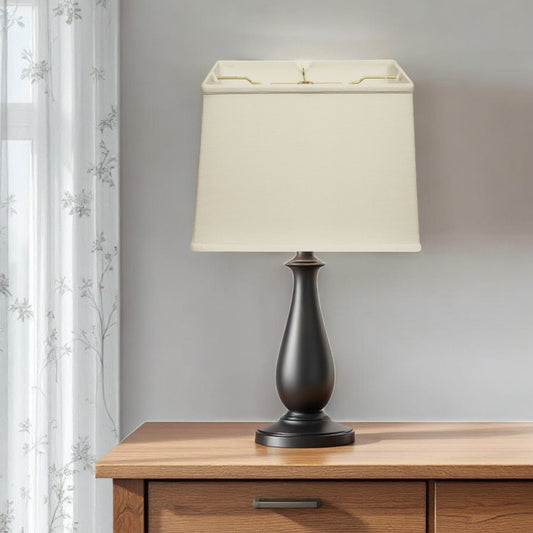 White Linen Lamp Shade