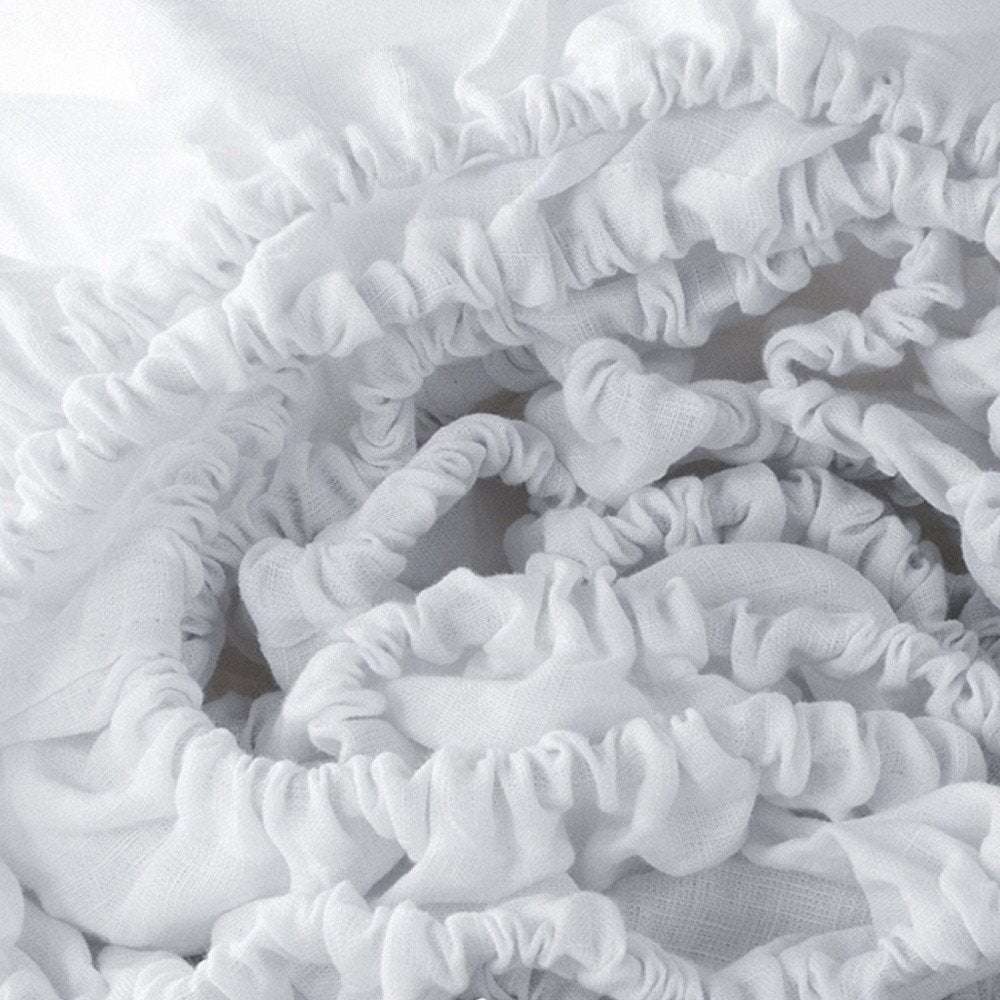 White Linen King Fitted sheet