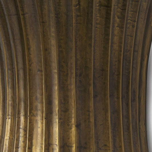 11" Gold Metal Corner Wall Light