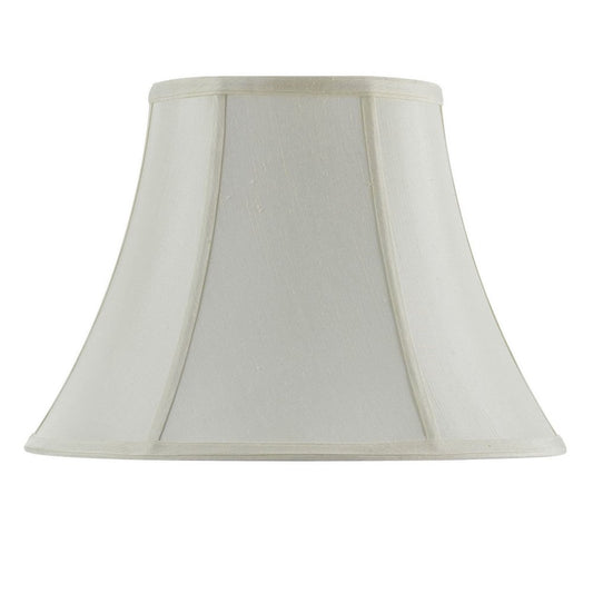 Eggshell Linen Piped Bell Lamp Shade