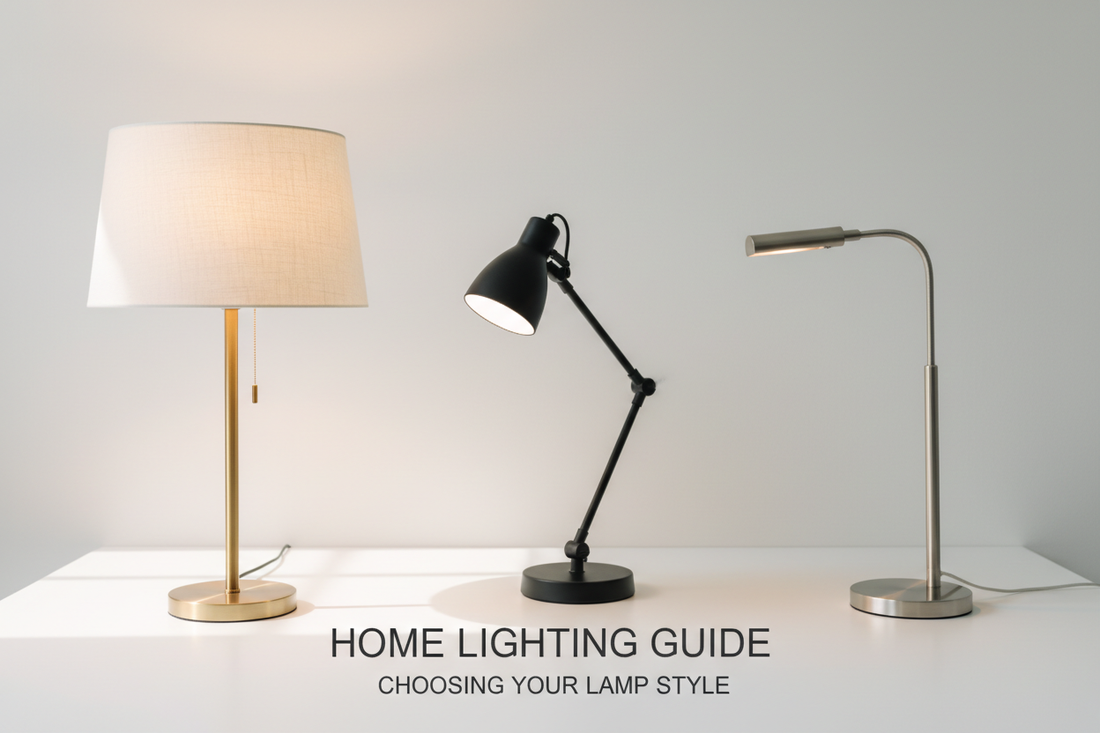 Table Lamp vs Desk Lamp vs Task Lamp — Which Is Right for Your Space? (2026 Guide) - Modterra Home