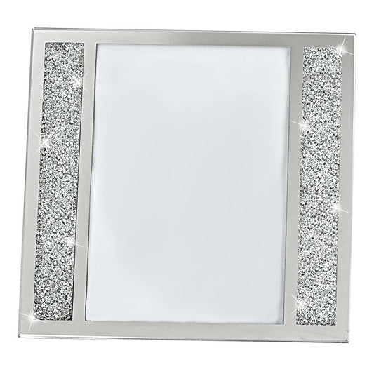 Multiple Sizes Silver Crystal Tabletop Picture Frame