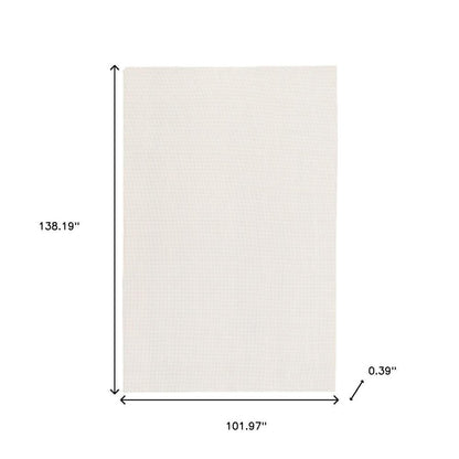 8' X 11' Beige Non Slip Rug Pad