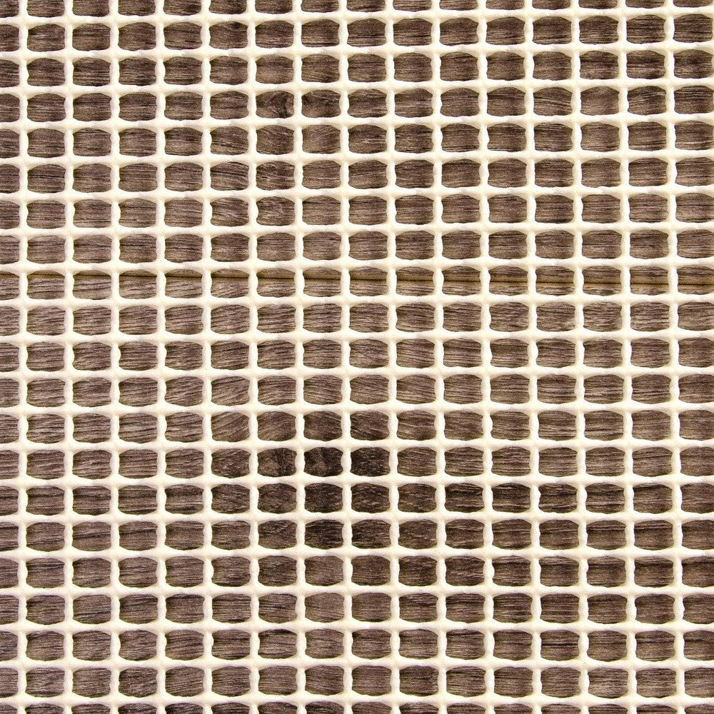 8' x 10' Ivory Striped Weave Non Slip Rug Pad