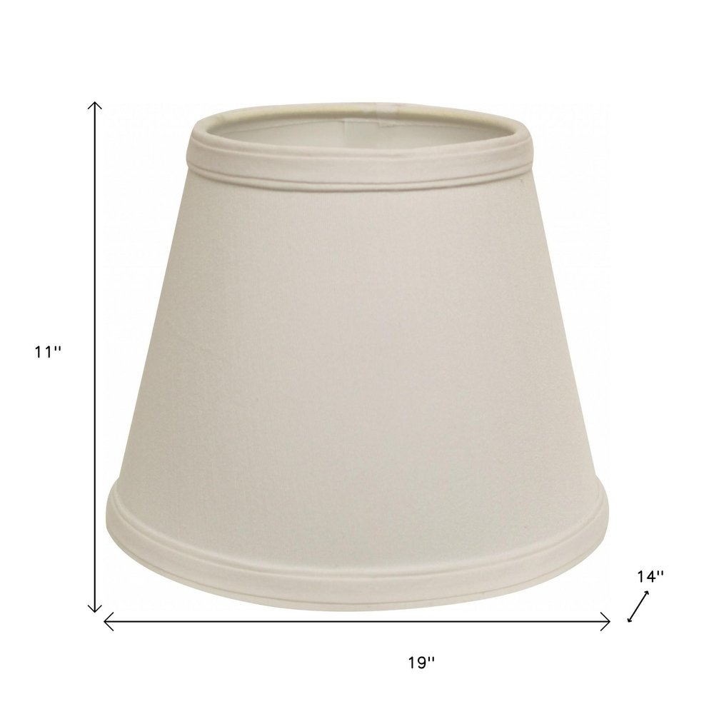 White No Slub Innsbruck Empire Lamp Shade