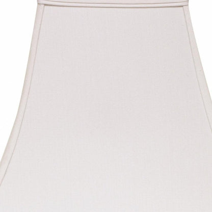 White No Slub Innsbruck Square Lamp Shade