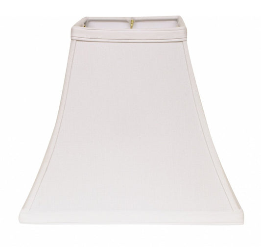 White No Slub Innsbruck Square Lamp Shade