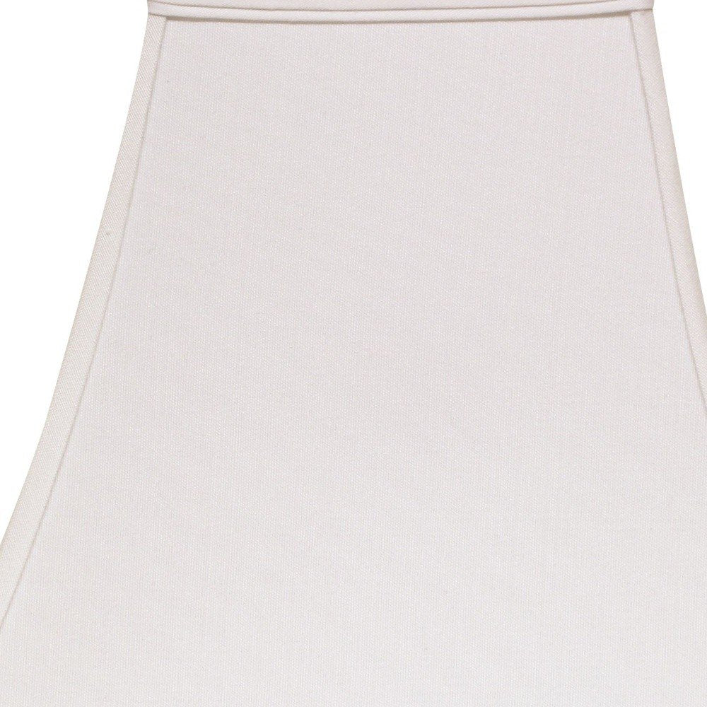 White No Slub Innsbruck Square Lamp Shade