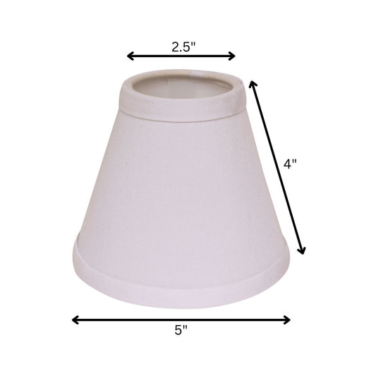 White No Slub Innsbruck Empire Lamp Shade