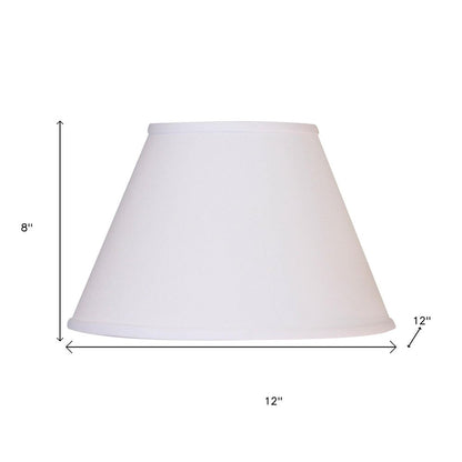 White No Slub Innsbruck Empire Lamp Shade