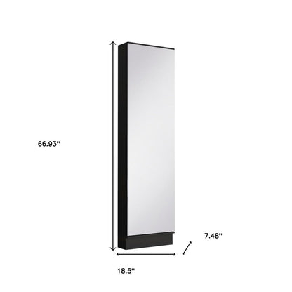 Wall-mounted Black Ten Pair Shoe Rack