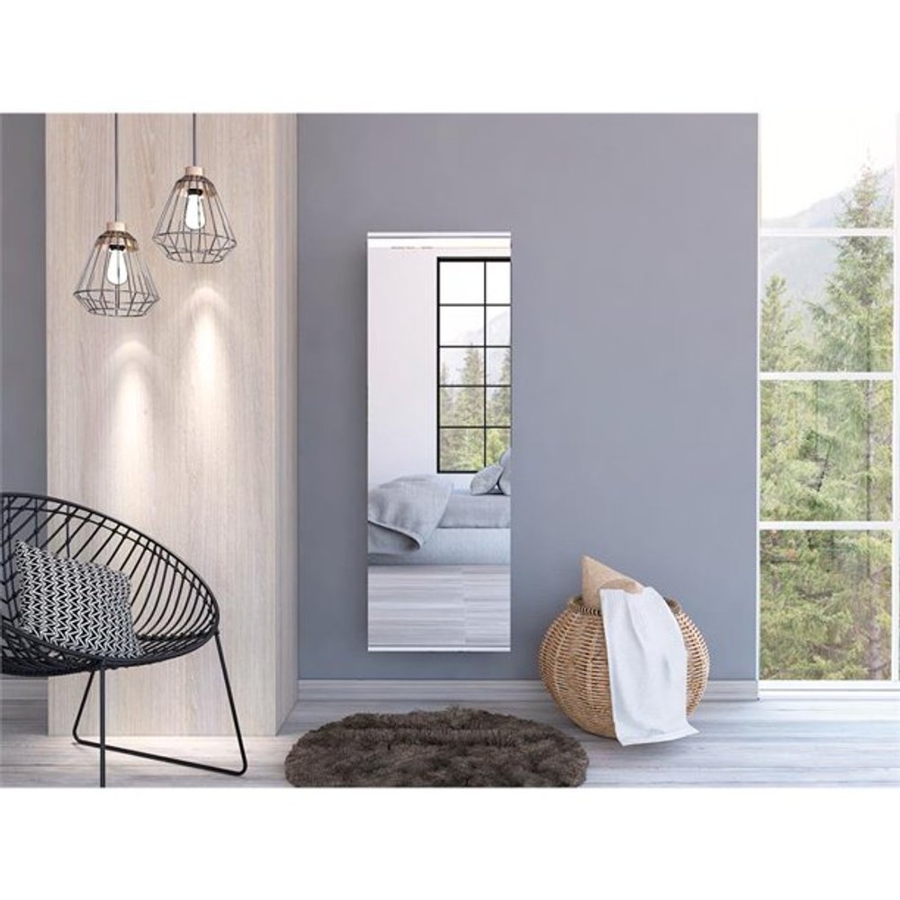 Modern White Ten Pair Wall Mounted Wood Shoe Rack