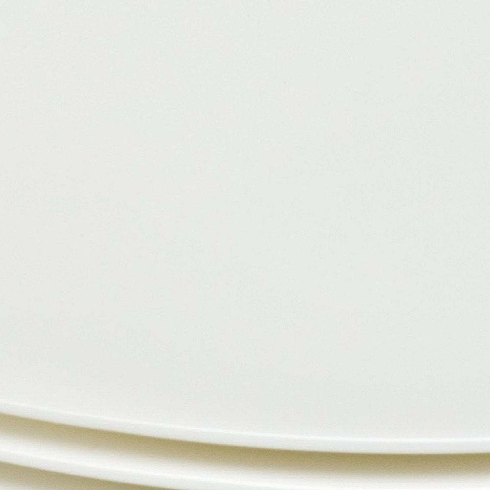 White Six Piece Square Bone China Service For Six Bread and Butter Set