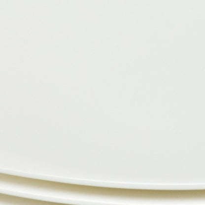 White Six Piece Square Bone China Service For Six Bread and Butter Set