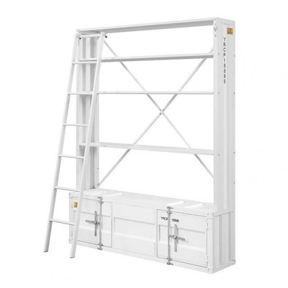 White Three Tier Bookcase