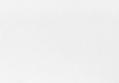 White Faux Leather Upholstered Arched Queen Headboard With Nail Head Trim