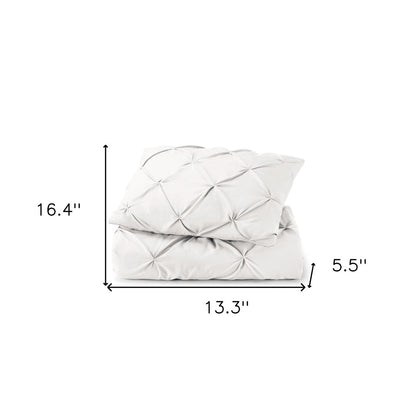 White Queen Microfiber Washable Microfiber Down Alternative Comforter
