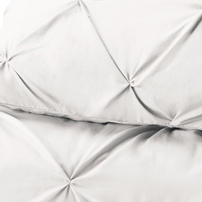 White Twin Microfiber Washable Microfiber Down Alternative Comforter