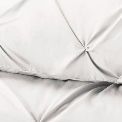 White Twin Microfiber Washable Microfiber Down Alternative Comforter