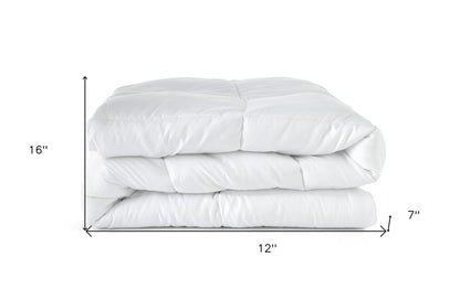 White King Microfiber Washable Microfiber Down Alternative Comforter