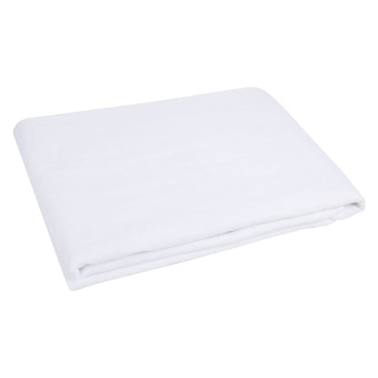 White Linen Twin Flat Sheet