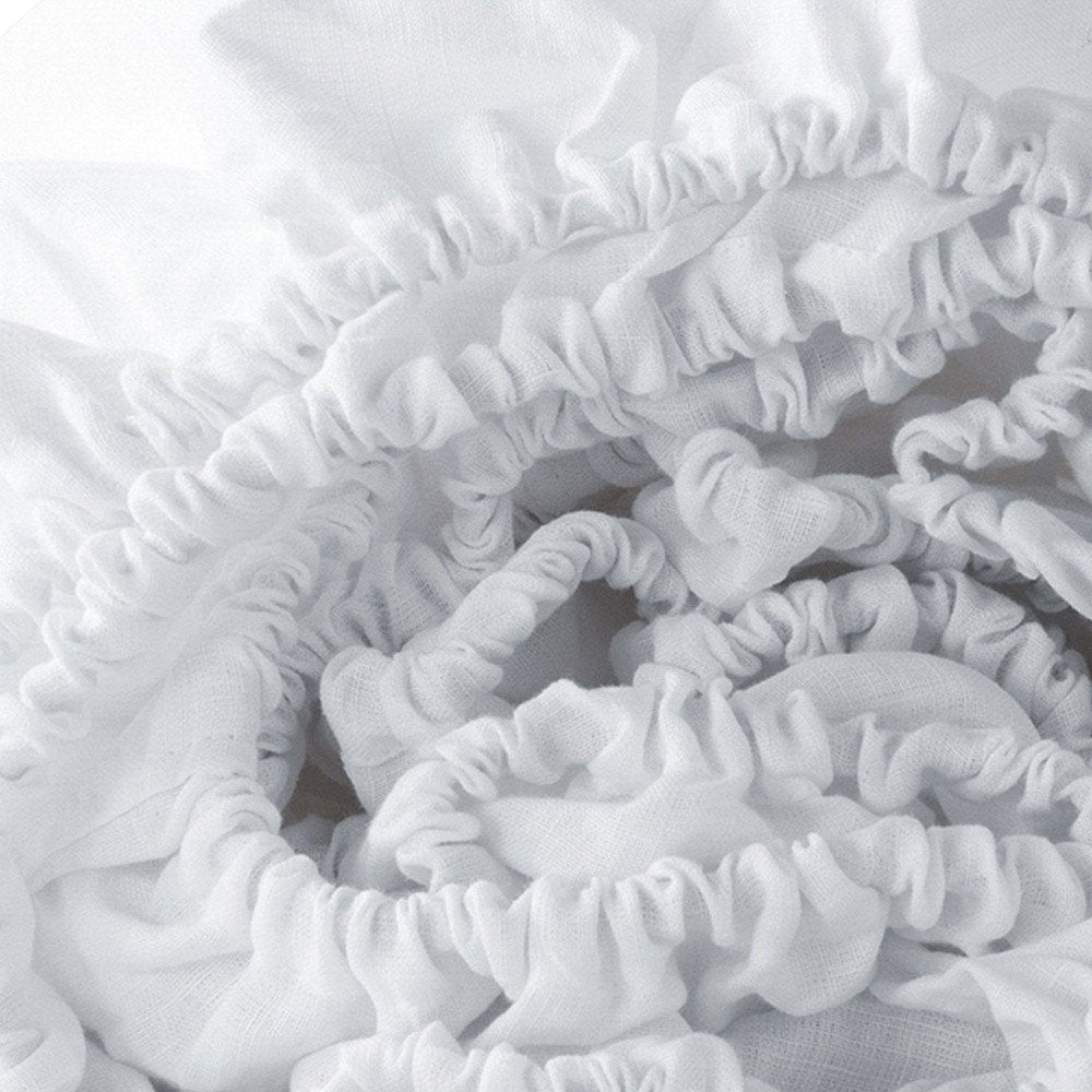White Linen Queen Fitted sheet