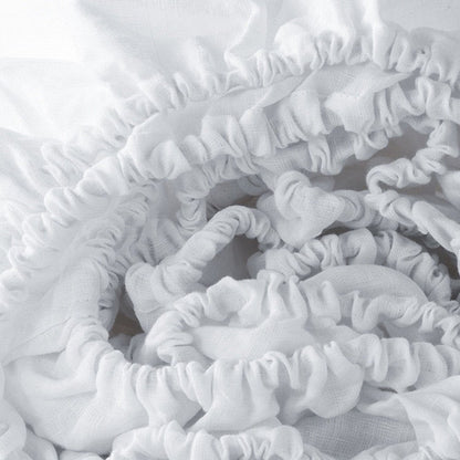 White Linen Queen Fitted sheet