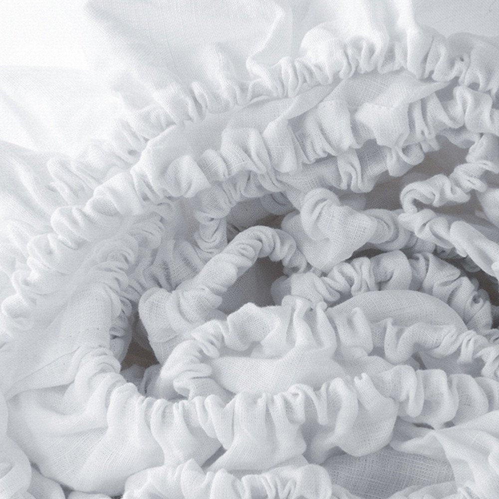 White Linen Queen Fitted sheet
