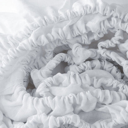 White Linen King Fitted sheet