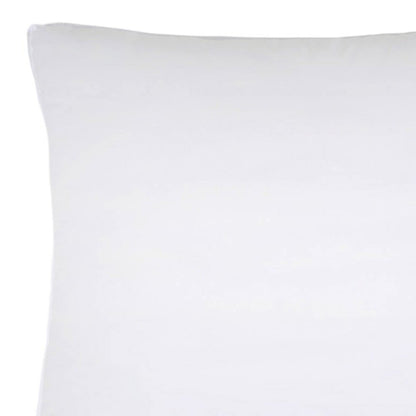 Set of Two Microfiber Down Alternative Medium Hypoallergenic European Size Bed Pillows