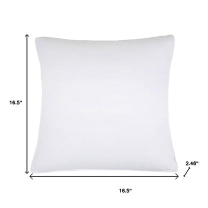 Set of Two Microfiber Down Alternative Medium Hypoallergenic European Size Bed Pillows