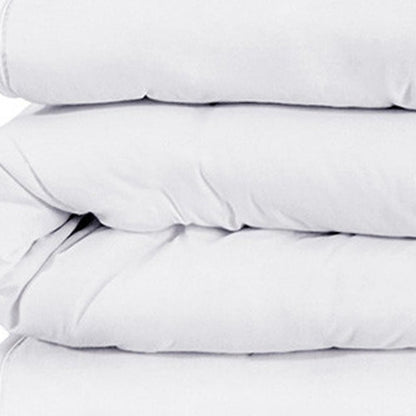 White Queen Cotton Blend 1200 Thread Count Washable Duvet Cover Set