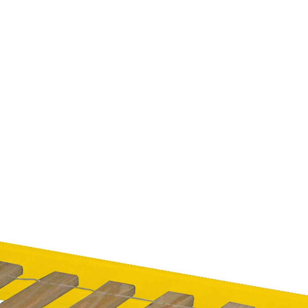 Yellow Twin Traditional Solid Wood Bunk Bed