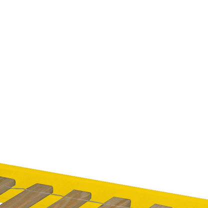 Yellow Twin Traditional Solid Wood Bunk Bed