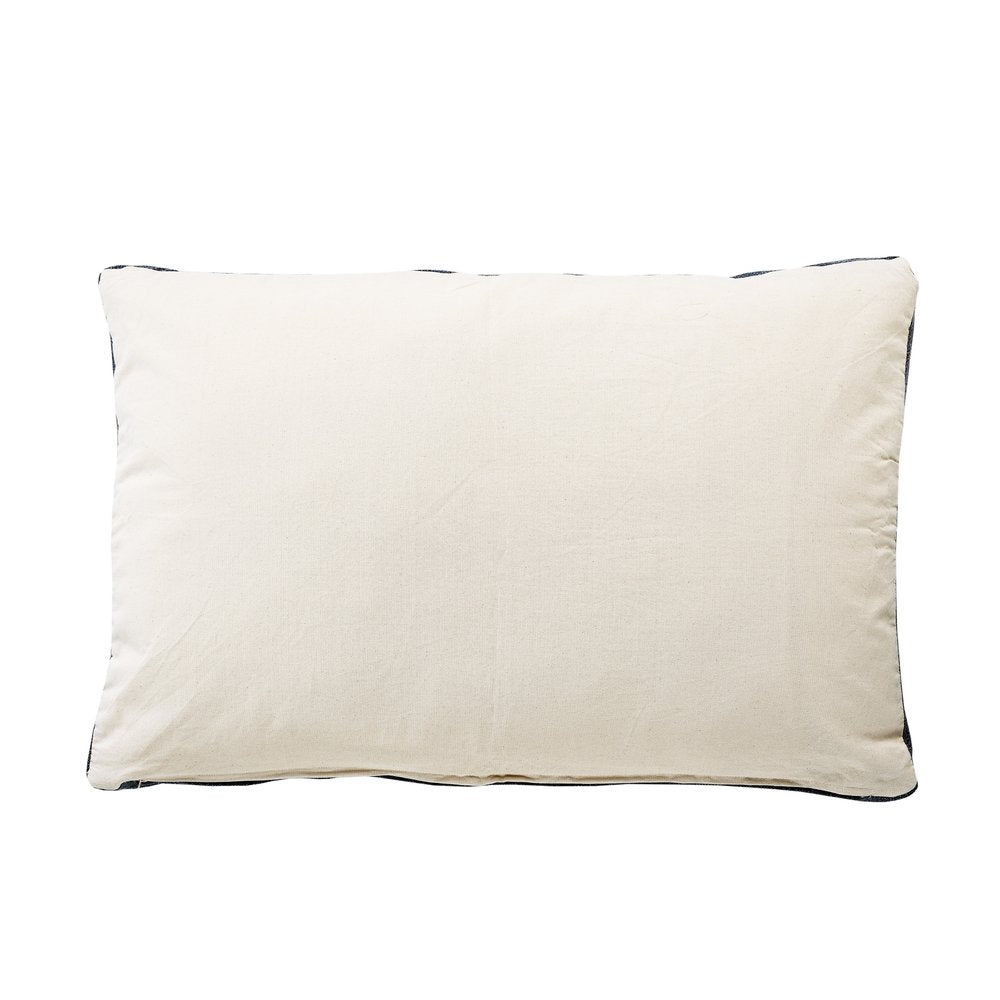 24" X 36" Stonewashed Blue Medallion Pillow Style Pet Bed With Removable Cover