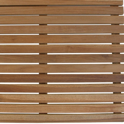 Natural Teak 24" Square Shower Mat