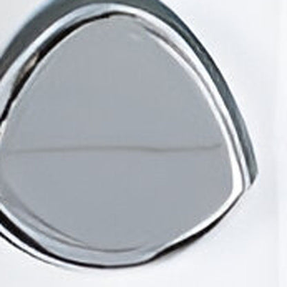 White Heavy Duty Plastic Three Chamber Wall Mount Soap Dispenser