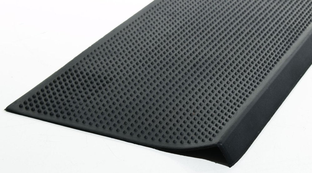 9" X 30" Black Rubber Outdoor Door Mat