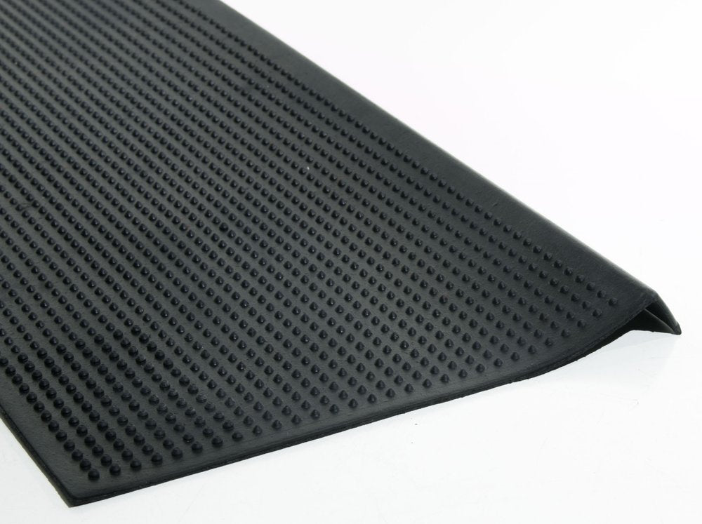 9" X 30" Black Rubber Outdoor Door Mat