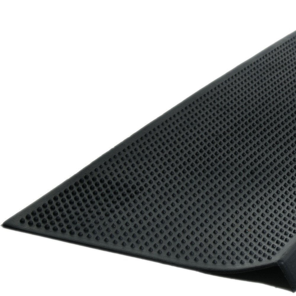 9" X 30" Black Rubber Outdoor Door Mat