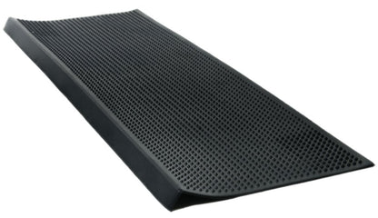 9" X 30" Black Rubber Outdoor Door Mat