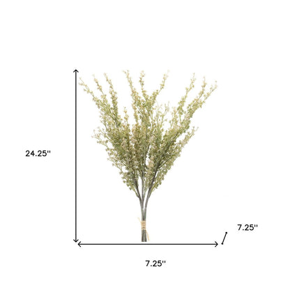 Set of Two 7" Green Artificial