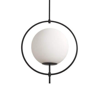 White Single Metal Dimmable Ceiling Light With White Shades