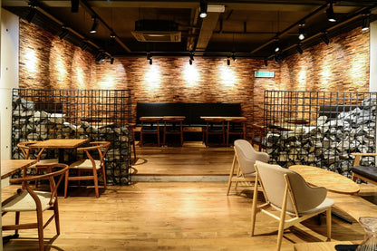 Brown 3D Embossed Geometric Teak Reclaimed Wood Decorative Wall Panels