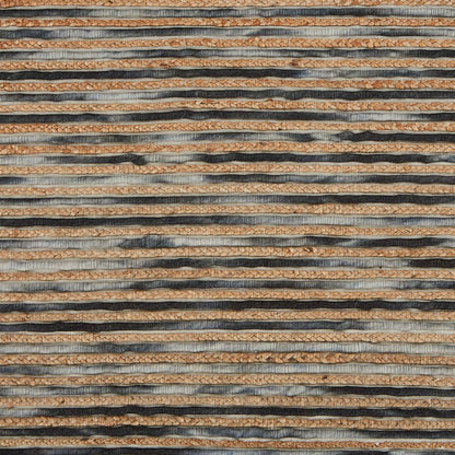 Wool Striped Hand Braided Area Rug