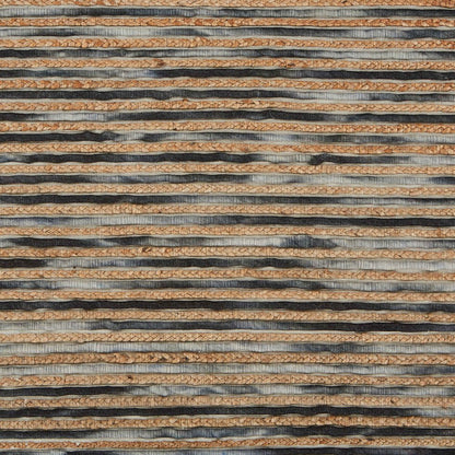 Wool Striped Hand Braided Area Rug