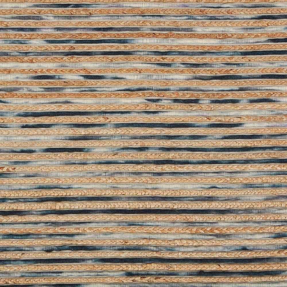 Wool Striped Hand Braided Area Rug