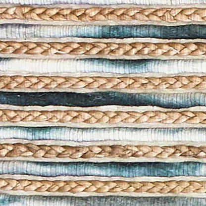 Wool Striped Hand Braided Area Rug