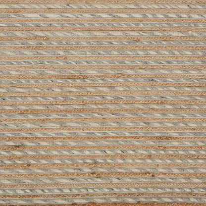 Wool Striped Hand Braided Area Rug