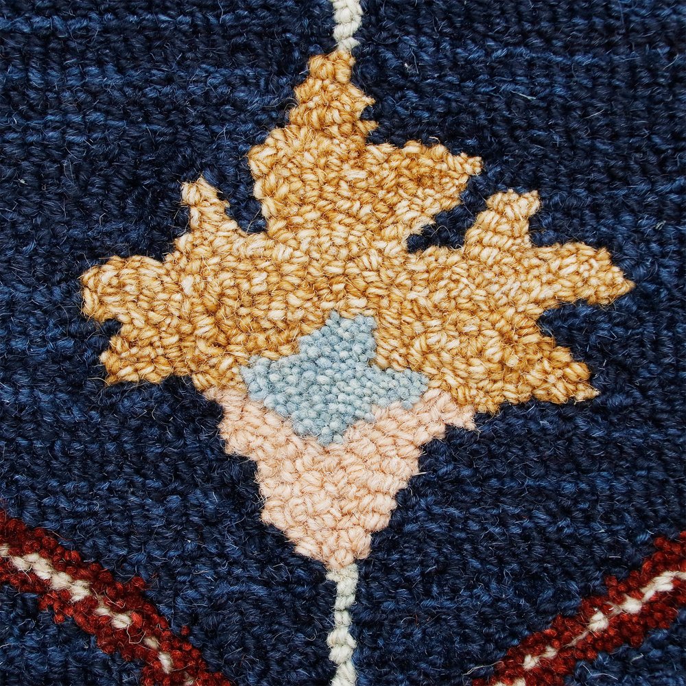 Wool Trellis Hand Tufted Round Rug